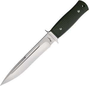 Katz Fixed Blade Green G10 Handle 6.5" 9Cr18MoV Knife
