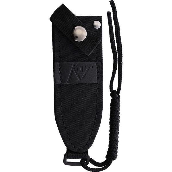 Katz Fixed Blade Black G10 - Double Edge 4.5 Inch