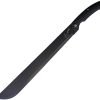 Katz Large Machete 18" Black Stainless Fixed Blade Full Tang