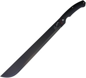 Katz Large Machete 18" Black Stainless Fixed Blade Full Tang