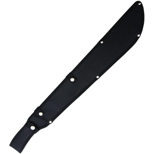 Katz Large Machete 18" Black Stainless Fixed Blade Full Tang