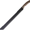 Katz Sawtooth Machete 20" Sawback Stainless Blade Fixed Knife