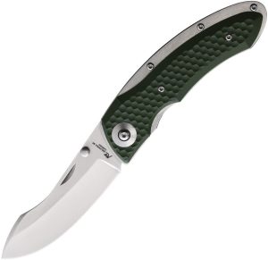 KTZNJ35G10GN.jpg Katz Linerlock Green G10 Folding Knife 3.5in