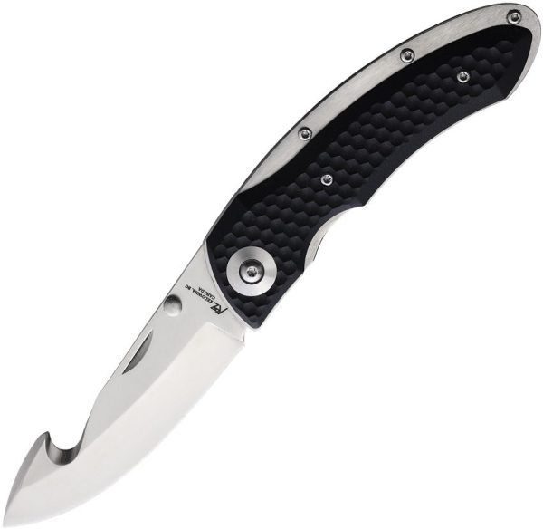 Katz Guthook Linerlock Black G10 Folding Knife