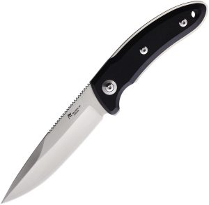 Katz Predator Fixed Blade Textured Black G10 4.5in