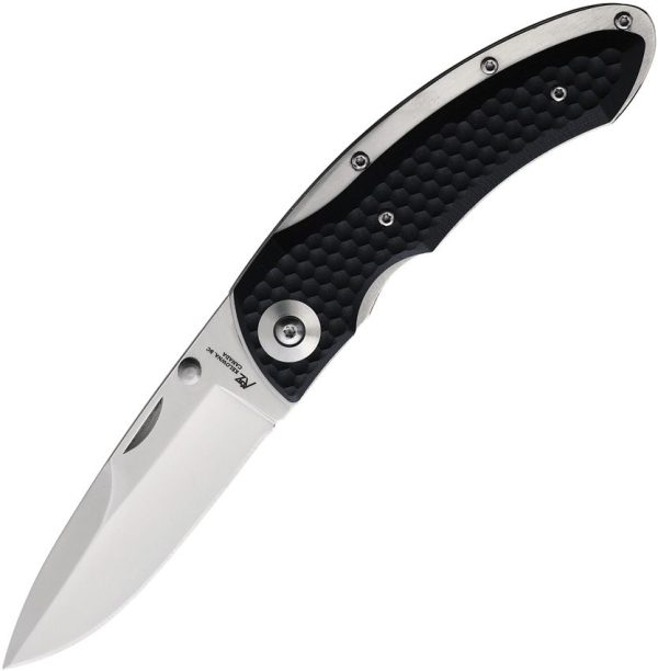 Katz Linerlock Black G10 Folding Knife 3.5in