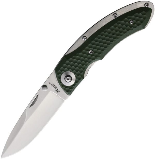 KTZPH35G10GN.jpg Katz Linerlock Green G10 Folding Knife 3.5in