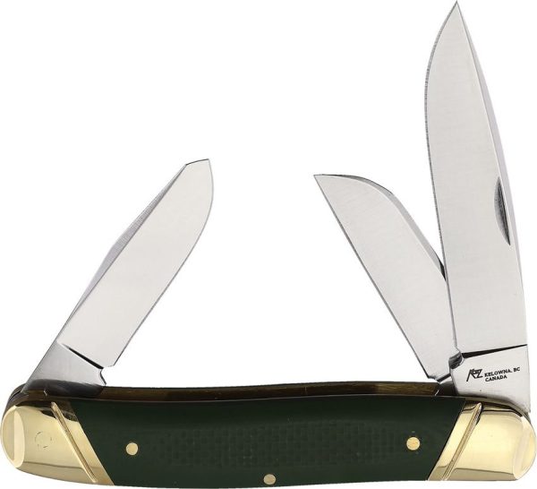 KTZSDPG10GNT.jpg Katz Stockman Multi-Blade Folder Green Bone