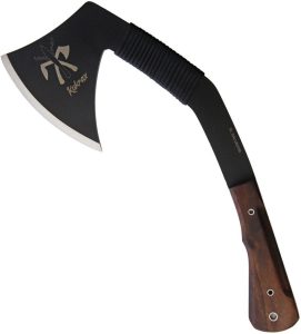 Kukrax Pack Axe 15.75" Fixed Blade 1075HC Steel Walnut Handle