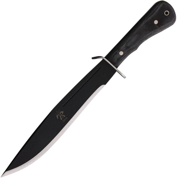 Kukrax Kukri Fixed Blade Knife 1075HC Steel Black Micarta