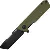 KUB104F.jpg Kubey Avenger Linerlock OD Green Tanto