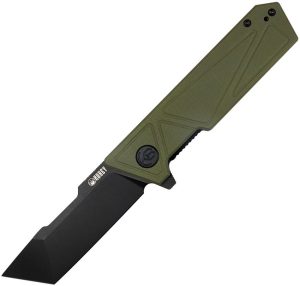 Kubey Avenger Linerlock OD Green Tanto