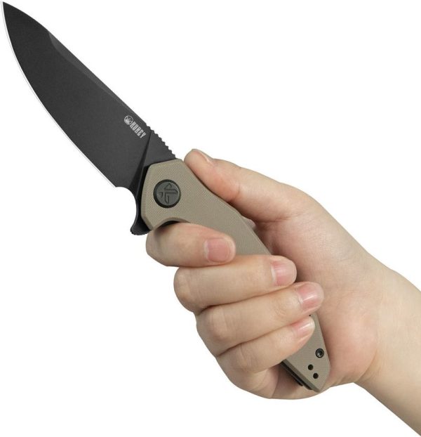 KUB117P_add_03.jpg Kubey Nova Linerlock - Black Beige G10 14C28N