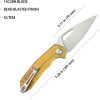 Kubey Coeus Linerlock - Ultem Handle 14C28N
