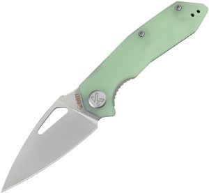 KUB122V.jpg Kubey Coeus Linerlock - Jade G10 14C28N