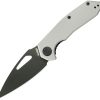 Kubey Coeus Linerlock - White G10 BlackWash