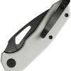 Kubey Coeus Linerlock - White G10 BlackWash