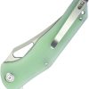 KUB149D_add_01.jpg Kubey Phemius Linerlock - Jade G10 Sand Blast