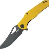 KUB149E.jpg Kubey Phemius Linerlock - Yellow G10 Stonewash