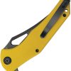 KUB149E_add_01.jpg Kubey Phemius Linerlock - Yellow G10 Stonewash