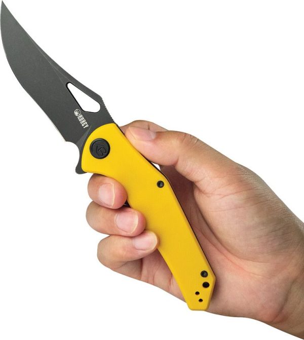 KUB149E_add_04.jpg Kubey Phemius Linerlock - Yellow G10 Stonewash