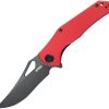 KUB149F.jpg Kubey Phemius Linerlock - Red G10 Stonewash