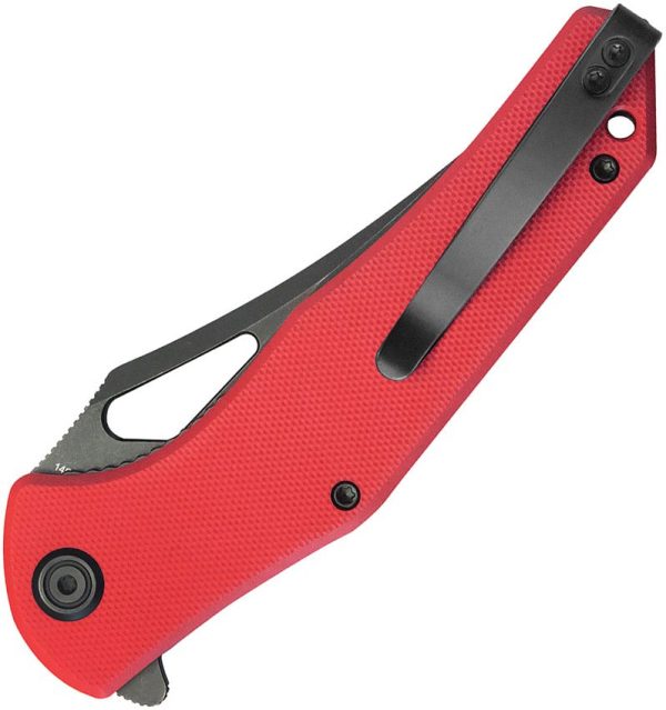 KUB149F_add_01.jpg Kubey Phemius Linerlock - Red G10 Stonewash