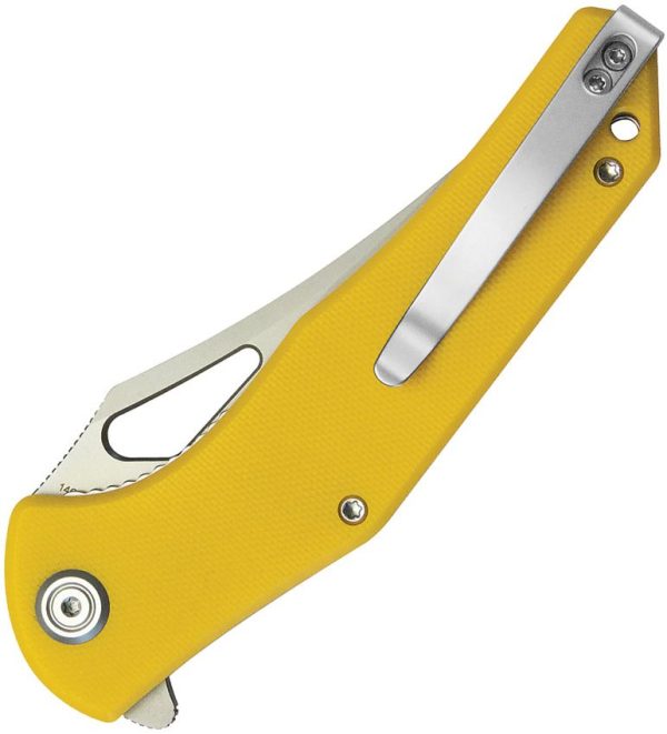 KUB149G_add_01.jpg Kubey Phemius Linerlock - Yellow G10 Sand Blast
