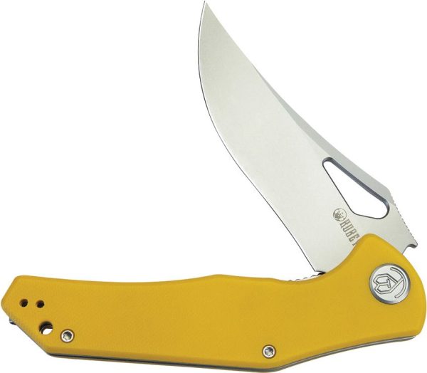 KUB149G_add_03.jpg Kubey Phemius Linerlock - Yellow G10 Sand Blast