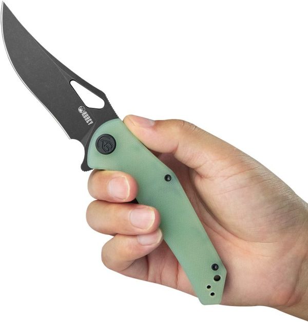 KUB149H_add_04.jpg Kubey Phemius Linerlock Jade G10 Folding Knife