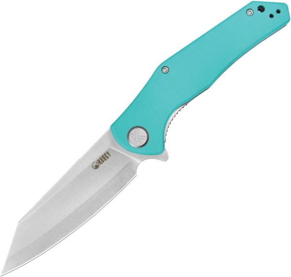 Kubey Flash Linerlock Blue Tiffany Reverse Tanto