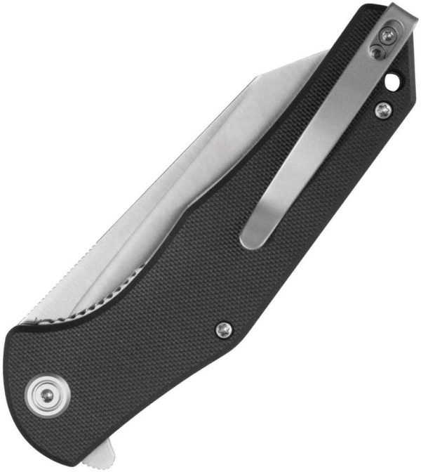 Kubey Flash Linerlock Black Reverse Tanto