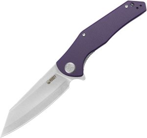 KUB158P.jpg Kubey Flash Linerlock Purple Reverse Tanto