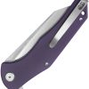 Kubey Flash Linerlock Purple Reverse Tanto