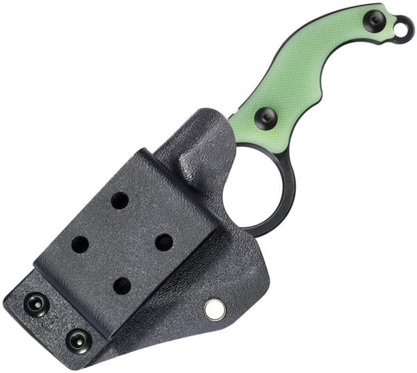 Kubey Hippocam EDC Fixed Blade Jade G10