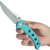 Kubey Hound Crossbar Lock Tiffany Blue G10