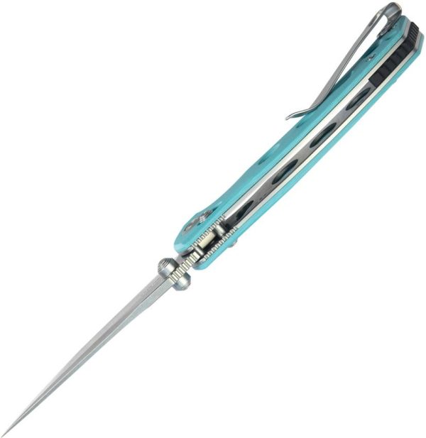 Kubey Hound Crossbar Lock Tiffany Blue G10
