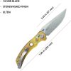 Kubey Hound Crossbar Lock Ultem Handle Knife