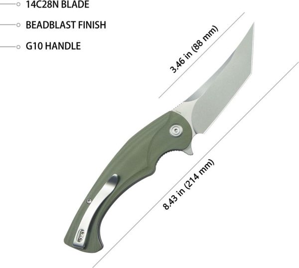KUB175A_add_02.jpg Kubey Scimitar Tanto Linerlock OD Green Folding Knife
