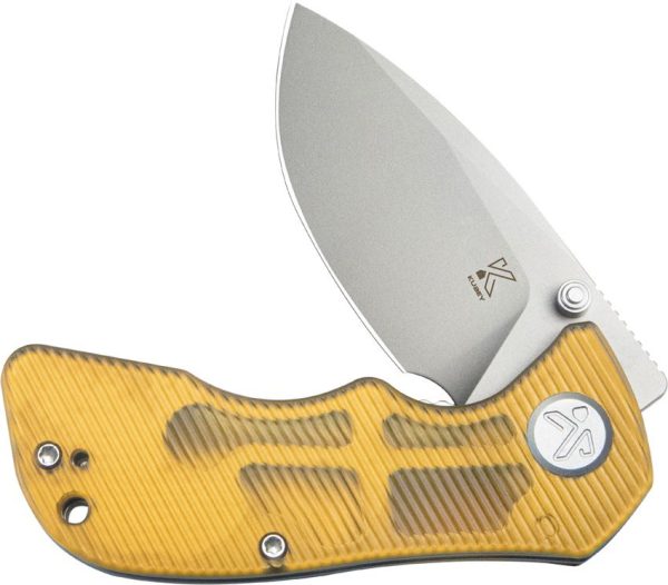 Kubey Karaji Linerlock D2 Drop Point Ultem