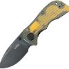 Kubey Karaji Linerlock Folding Knife 2.5" D2 Ultem