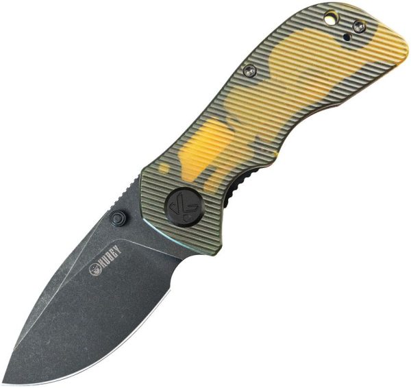 Kubey Karaji Linerlock D2 Spear Point Ultem