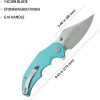 Kubey Ceto Camp Linerlock Tiffany Blue G10