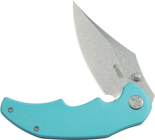 Kubey Ceto Camp Linerlock Tiffany Blue G10