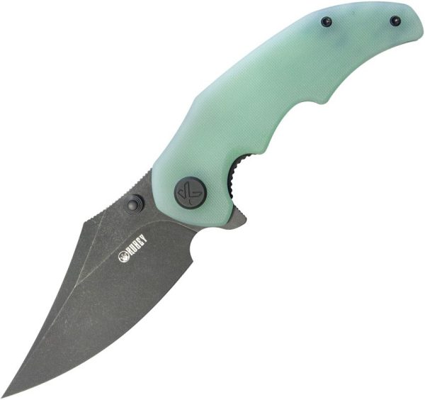 Kubey Ceto Camp Linerlock - Jade G10 Clip Point