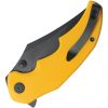 Kubey Ceto Camp Linerlock - Yellow G10 Clip Point