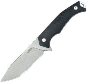 Kubey Swordfish Fixed Blade - Black G10 Tanto