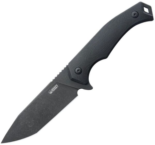 Kubey Swordfish Fixed Blade BSW - Black G10 Tanto