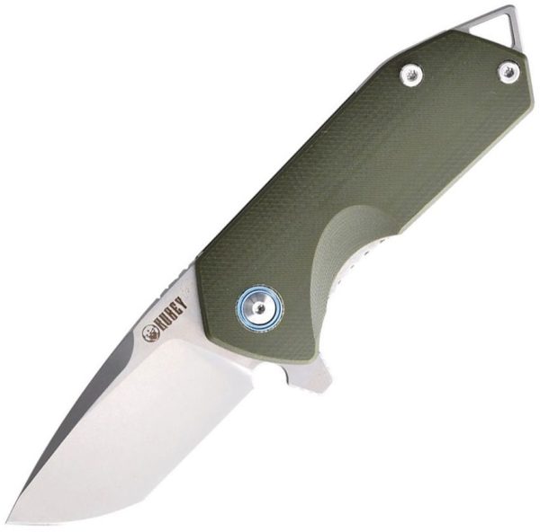 Kubey Campe Nest Linerlock - Green G10 Tanto