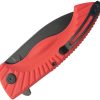 Kubey Timberwolf Linerlock - Red G10 Stonewash
